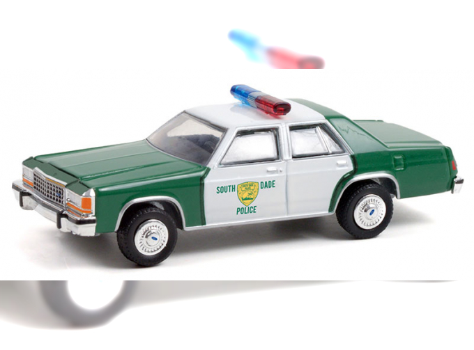 FORD LTD Crown Victoria "Miami Police Department" 1983 (из к/ф "Эйс Вентура: Розыск домашних животных")