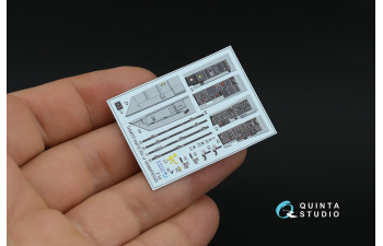 3D Декаль интерьера кабины F-16I SUFA (GWH) (малая версия)