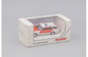 MERCEDES-BENZ E320 T Notarzt, white / red