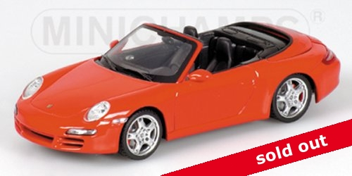 Porsche 911 Carrera S Cabriolet 2005 красный