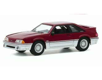 FORD Mustang GT 1988 Medium Scarlet/Silver