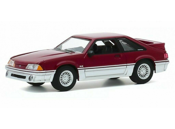 FORD Mustang GT 1988 Medium Scarlet/Silver