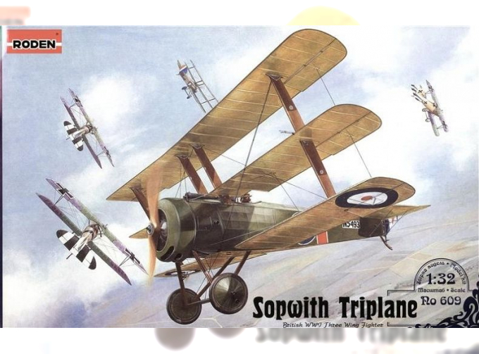 Сборная модель Самолет SOPWITH Triplane