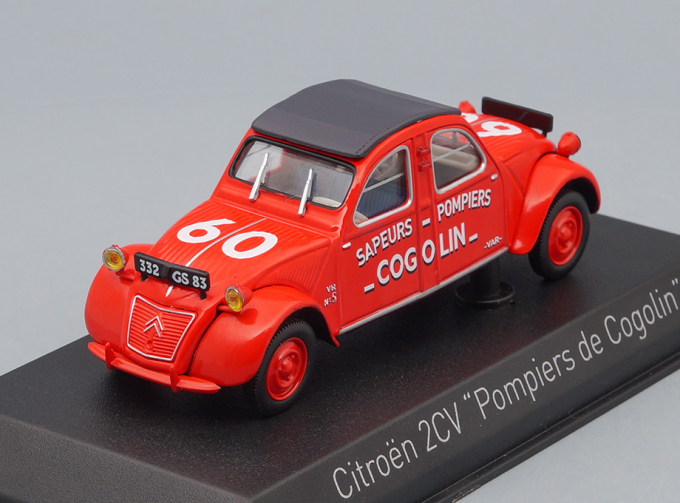 CITROEN 2CV Cogolin Pompiers (Тяни-Толкай) 1961 Пожарный, red