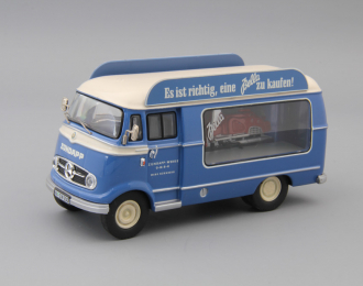 MERCEDES-BENZ L319 Bella, blue / beige