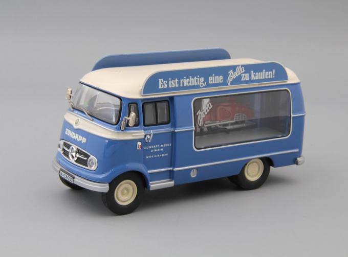 MERCEDES-BENZ L319 Bella, blue / beige