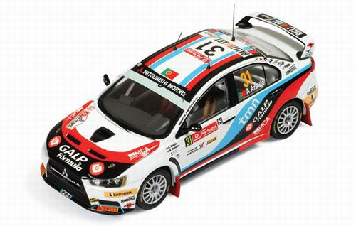 MITSUBISHI Lancer Evo X №31 Rally Portugal (A.Araujo - M.Ramalho) (World Rally Champion), white