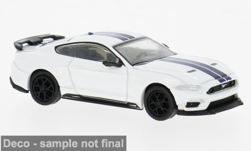 FORD Mustang VI Mach I (2020), white/dark blue
