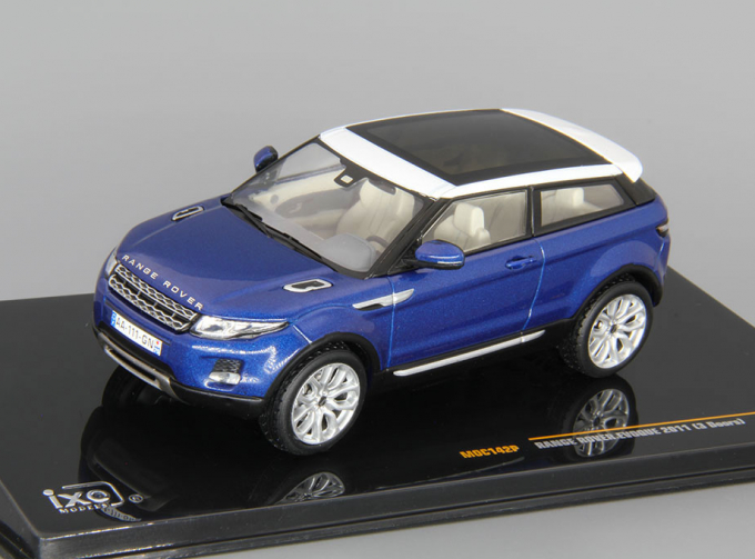 RANGE ROVER Evoque 3d (2011), baltic blue and white