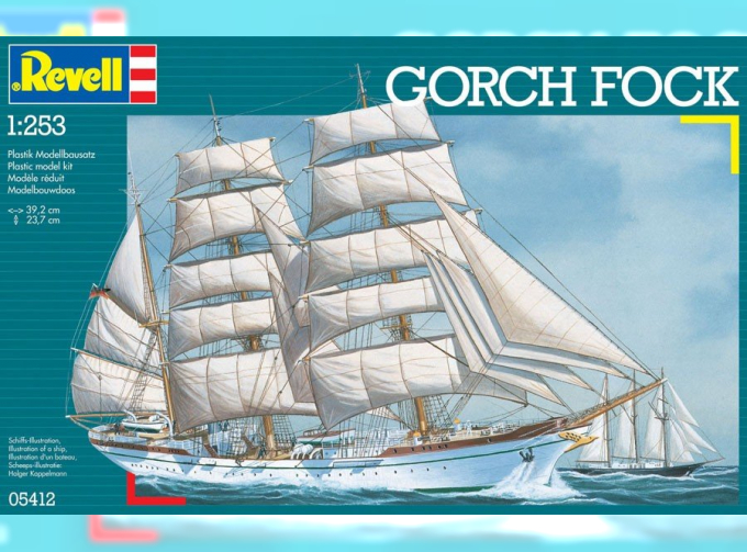 Сборная модель Парусник Gorch Fock