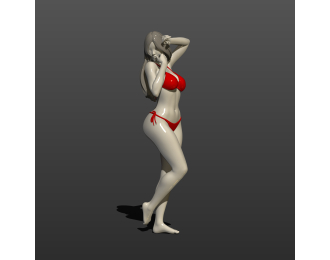 Фигура Красотка в купальнике 2, окрашенная