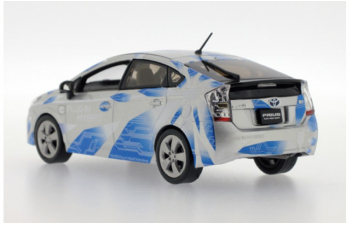 TOYOTA Prius II Plug In version (2010), white with blue