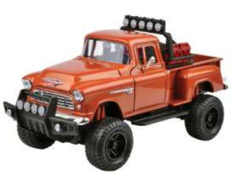 Chevrolet 1500 Stepside Pickup Off Road 1955, orange
