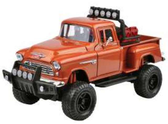Chevrolet 1500 Stepside Pickup Off Road 1955, orange