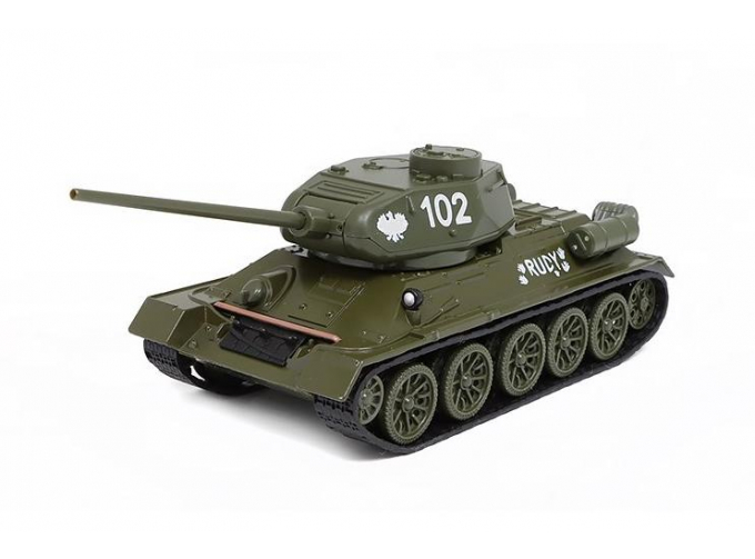 Танк T-34-85 "Рыжий" (Rudy) 102 из польского сериала "Четыре танкиста и собака"