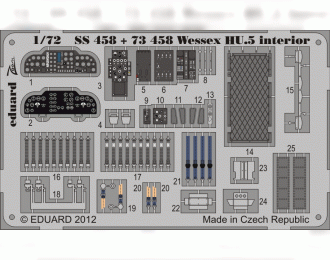 Цветное фототравление для Wessex HU.5 interior S. A.