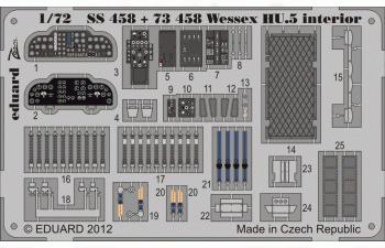 Фототравление для Wessex HU.5 interior S.A