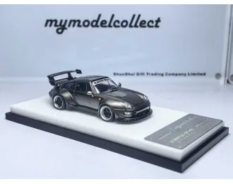 PORSCHE RWB 993 High Wing, pearl grey chrome