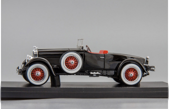 STUTZ Blackhawk Boattail roadster open roof (1928), black