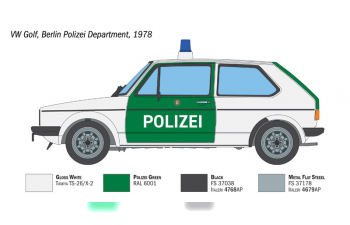 Сборная модель VOLKSWAGEN GOLF POLIZEI