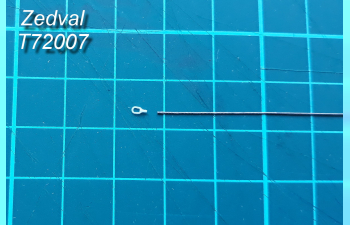 Трос Ф0,3 мм с коушами вариант 1 для авто бронетехники СССР и России