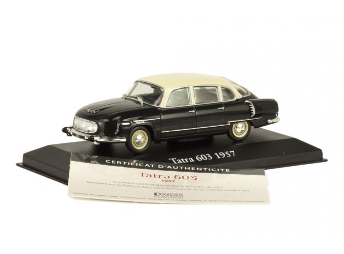 Tatra 603 1957 черный с бежевым