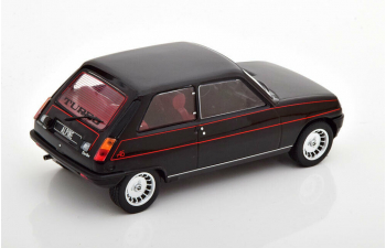 RENAULT 5 Alpine 1982 Black / Decorated