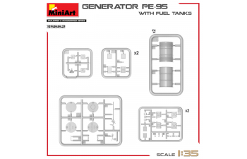 Сборная модель Generator Pe-95 With Fuel Tanks