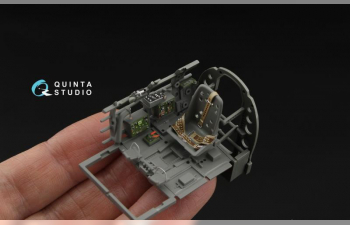 3D Декаль интерьера кабины A6M2 Zero (пр-ва Nakajima) (Border Model)