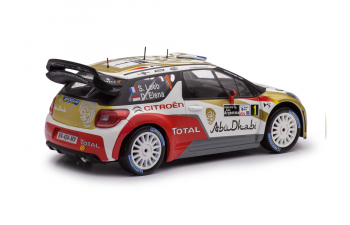 CITROËN DS3 WRC S.Loeb / D.Elena #1 белый с красным и золотистым