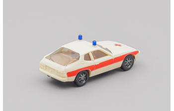 PORSCHE 924 "Notarzt", light ivory / red
