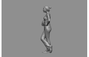 Фигурка Девушка с мячом (под покраску)