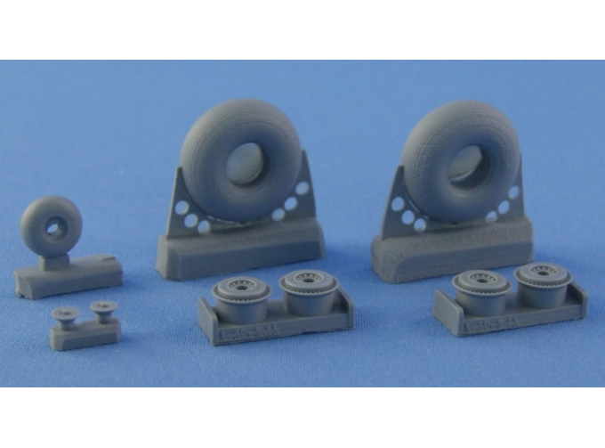 Комплект колёс для Ту-2 (основных и задних)