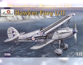 Сборная модель Британский истребитель Hawker Fury I / II