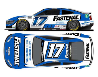 Ford Mustang #17 Chris Buescher *Fastenal*, white/blue 2025