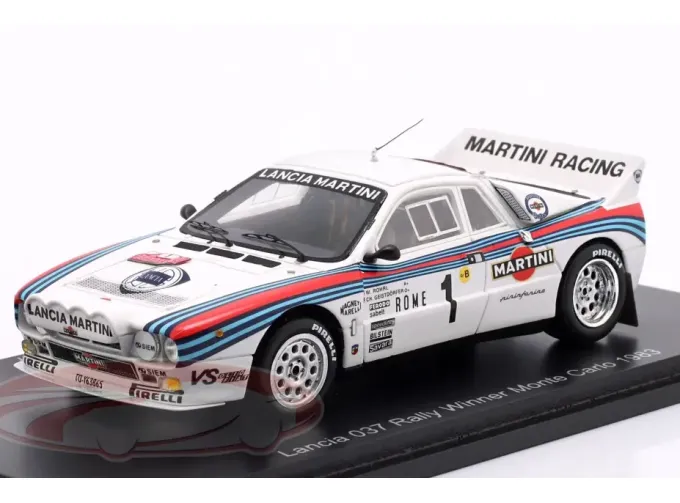 LANCIA 037 Rally Martini Racing №1 Winner Rally Monte Carlo Walter Röhrl, Christian Geistdörfer (1983)