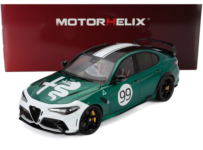 ALFA ROMEO Giulia Gtam N 99 Racing (2021), Green White