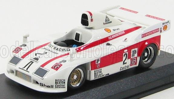 PORSCHE 908/4 N 2 Kyalami 1981 Brunn - Barth - Martin, White Red