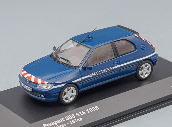 PEUGEOT 306 S16 Gendarmerie (1998), blue