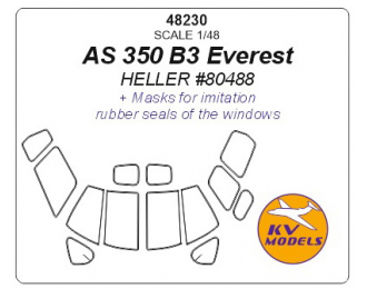 Маска окрасочная для AS 350 B3 Everest