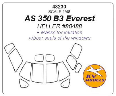 Маска окрасочная для AS 350 B3 Everest