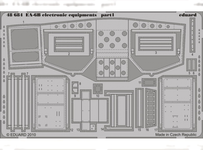 Фототравление EA-6B electronic equipments