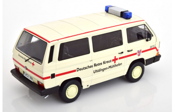 VOLKSWAGEN T3 Syncro Bus DRK (1987), creme red