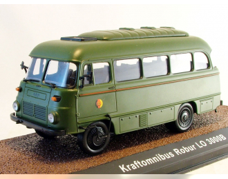 ROBUR LO 3000B Kraftomnibus, серия NVA-Fahrzeuge от Atlas Verlag, хаки