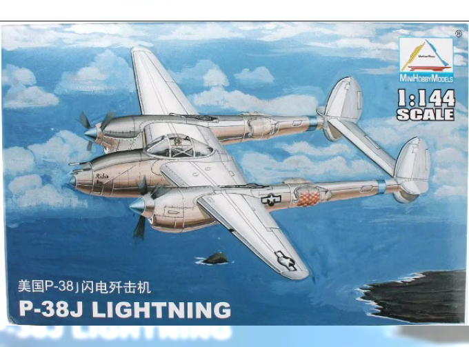 Сборная модель P-38 Lightning