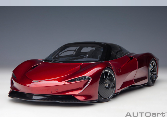 McLAREN Speedtail (2020), volcano red