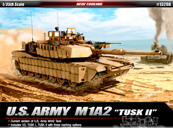 Сборная модель Танк M1A2 SEP TUSKI/TUSKII/V2