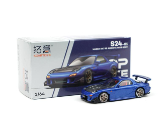 MAZDA RX7 RE Amemiya Wide Body, blue / black