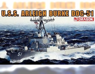 Сборная модель USS Arleigh Burke DDG-51