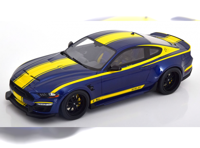 SHELBY Mustang Super Snake (2021), dark blue-metallic yellow